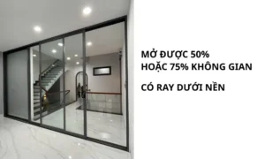 Cửa trượt quay 4 cánh eurosmart hệ 86 pro Cua lua 3 canh xingfa