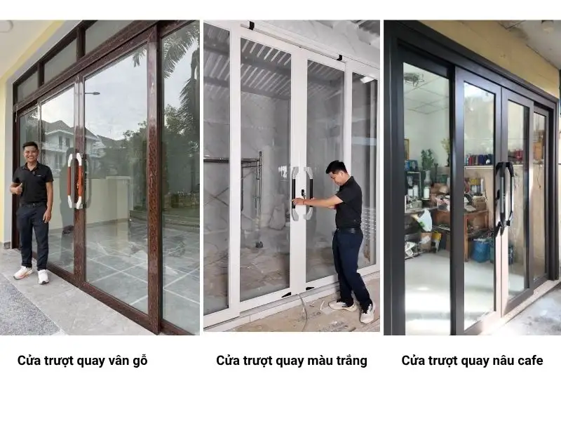 Cửa Trượt Quay Là Gì? Ưu Nhược Điểm, Báo Giá mới nhất năm 2026 cua truot quay eurosmart mau
