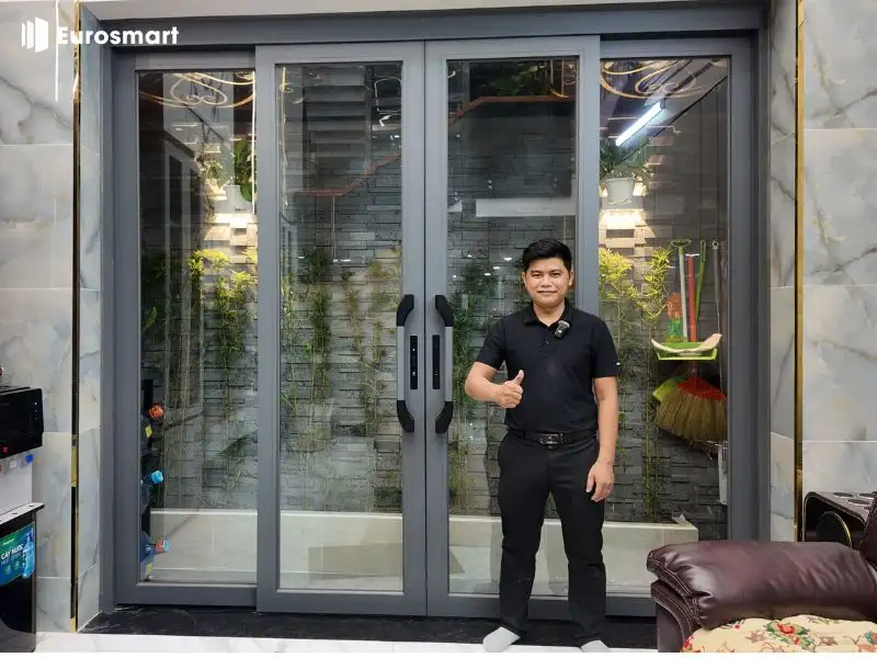CỬA TRƯỢT QUAY - BÌNH TÂN, TPHCM cua truot quay binh tan 3